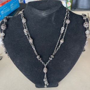 BRIGHTON SILVER NECKLACE & BRACELET SET